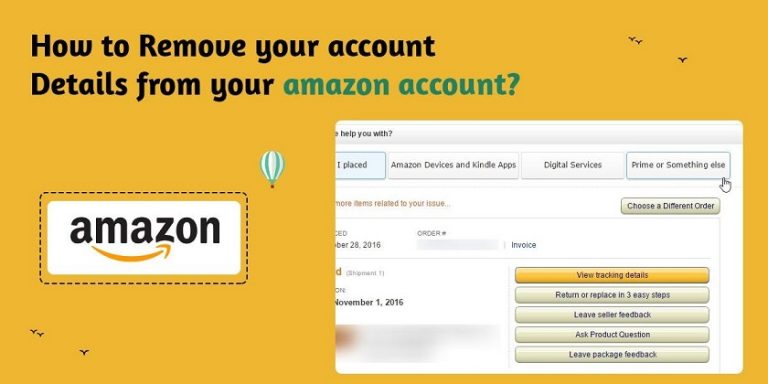 how to remove your amazon account